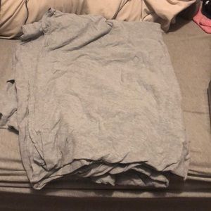 Grey bed sheet